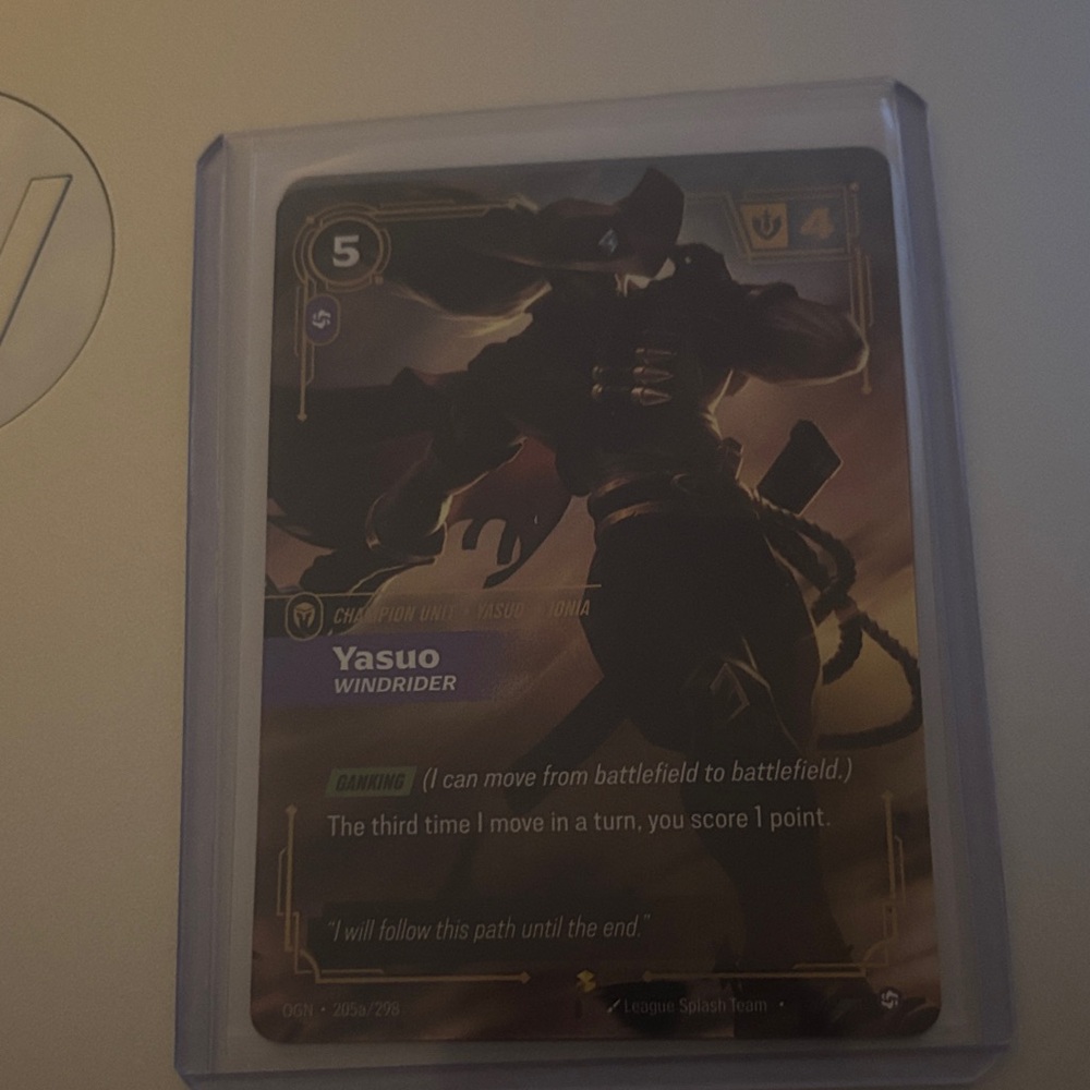 League TCG Yasuo‎ Windrider Champion NM Riftbound